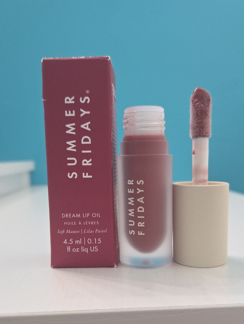 Summer Fridays Dream Lip Oil in Soft Mauve